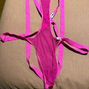 CandyMan 99643X Mesh Bodysuit, 1-2XL